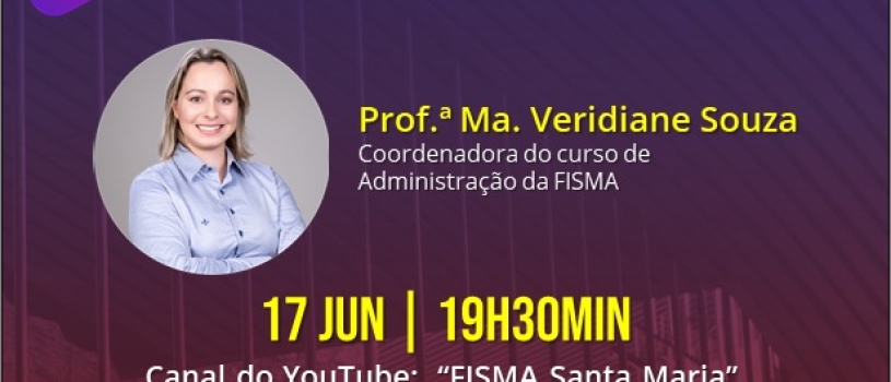 FISMA promove live para apresentar os diferenciais do curso de Administração