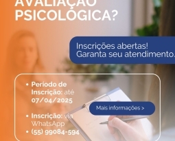 Clínica Escola da FISMA abre inscrições para avaliação psicológica
