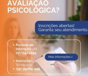 Clínica Escola da FISMA abre inscrições para avaliação psicológica