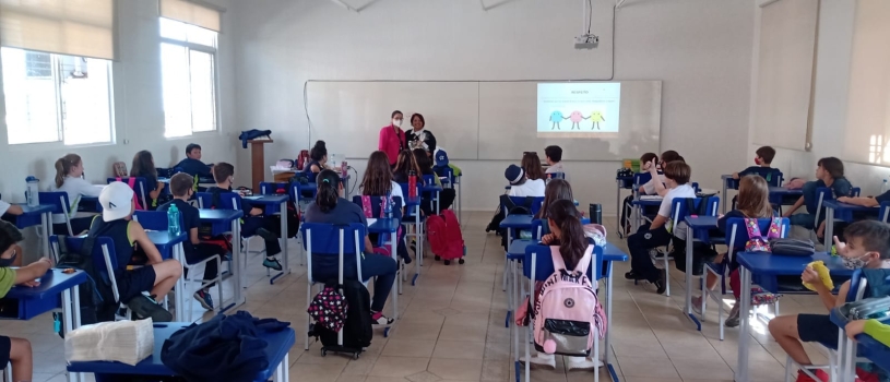 SUPORTE PEDAGÓGICO DA FISMA REALIZA ATIVIDADE SOBRE BULLYING NO COLÉGIO CORAÇÃO DE MARIA