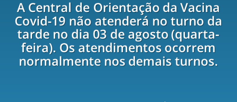 Mudança no atendimento da Central de Orientações do EnfClin