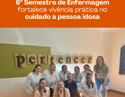 Acadêmicos de Enfermagem da FISMA realizam visitas técnicas sobre o cuidado à pessoa idosa em março de 2025