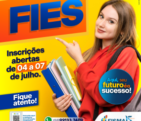 INSCRIÇÕES ABERTAS PARA O FIES