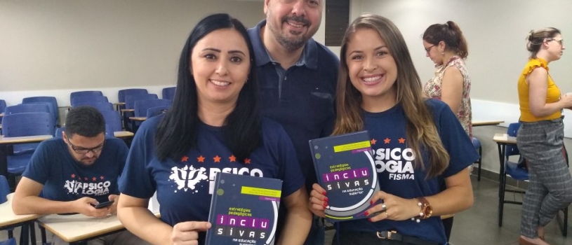 Iniciativas inclusivas realizadas com acadêmicos da FISMA são relatadas em livro publicado por docentes
