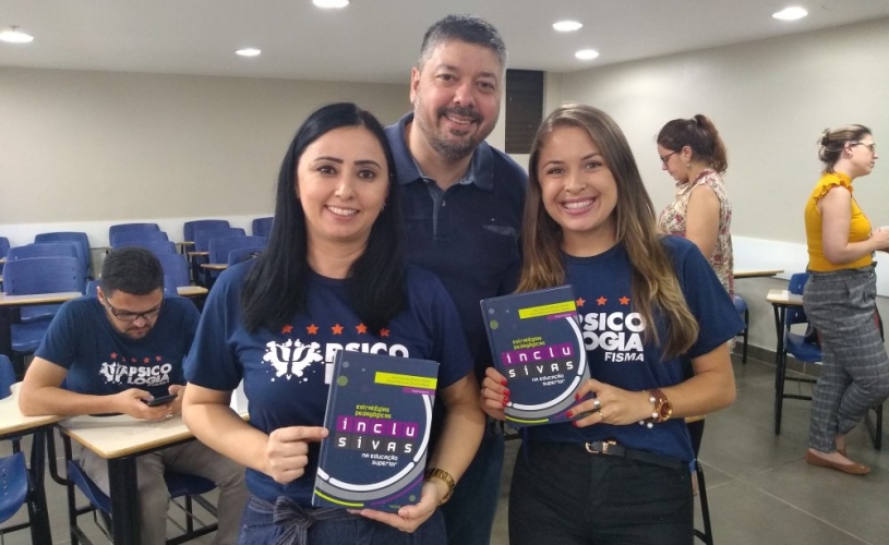 Iniciativas inclusivas realizadas com acadêmicos da FISMA são relatadas em livro publicado por docentes