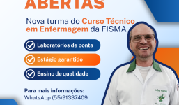 Inscrições Abertas para o Curso Técnico em Enfermagem da FISMA