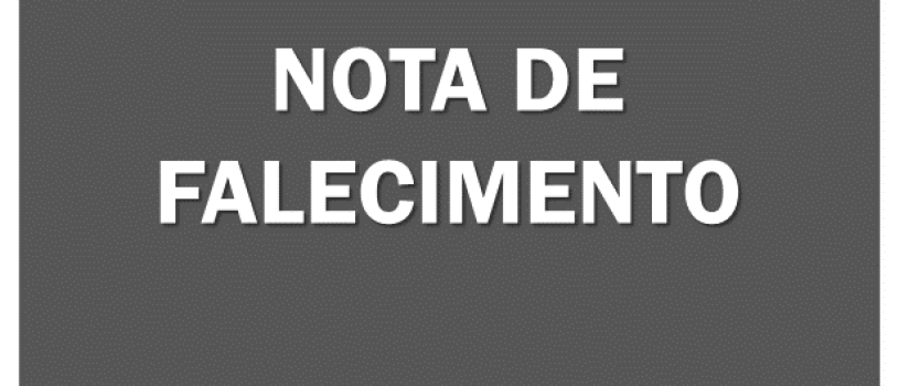 Nota de falecimento