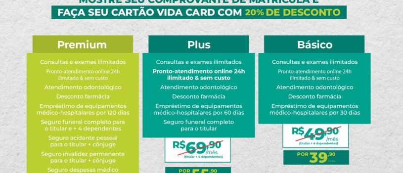 CONVÊNIO ENTRE FISMA E VIDACARD APRESENTA BENEFÍCIOS AOS ALUNOS