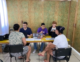 Alunos da FISMA participam de ação extensionista na Casa Fraterna Vila Lídia