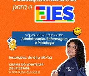 📢 Atenção, futuros universitários! O FIES está com inscrições abertas para estudar na FISMA!