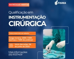FISMA abre inscrições para o curso de Instrumentação Cirúrgica