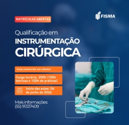 FISMA abre inscrições para o curso de Instrumentação Cirúrgica