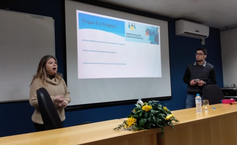 PROJETO PLANEJANDO O FUTURO: ORIENTAÇÃO PROFISSIONAL PARA JOVENS – REALIZA SEMINÁRIO COM ESTUDANTES DO CTISM