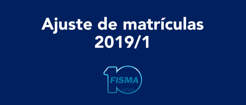 Informações sobre o ajuste de matrículas