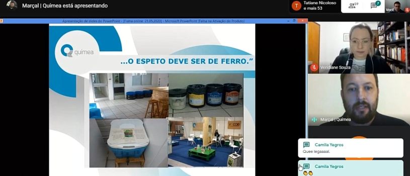 Cursos de Administração e Gestão Comercial da FISMA promovem bate-papo empresarial com diretor da Químea