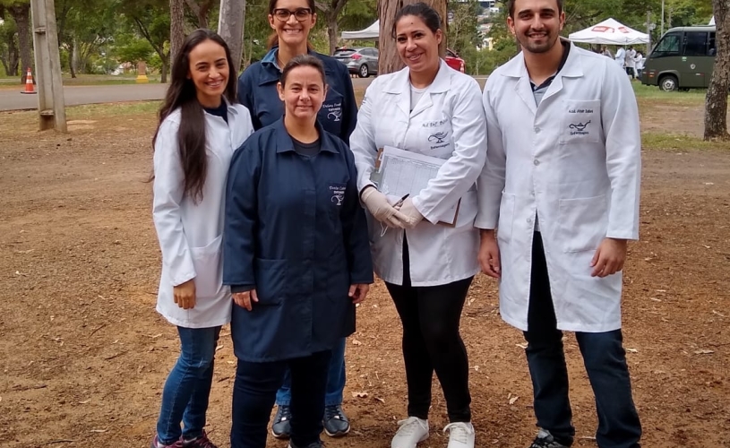 Professores e alunos da FISMA participam de ação de vacinação contra H1N1 em Santa Maria