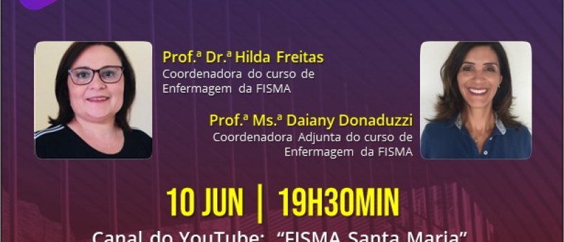 FISMA promove live para apresentar os diferenciais do curso de Enfermagem