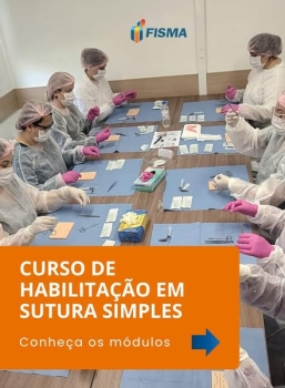 FISMA oferece Curso de Habilitação em Sutura Simples para profissionais e acadêmicos da área da saúde