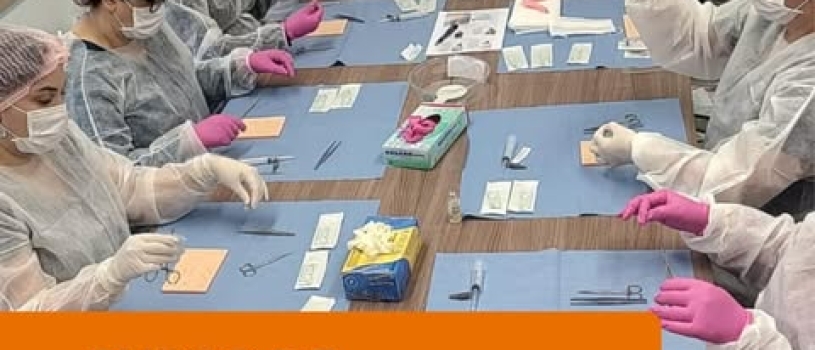 FISMA oferece Curso de Habilitação em Sutura Simples para profissionais e acadêmicos da área da saúde