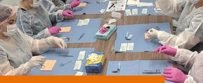 FISMA oferece Curso de Habilitação em Sutura Simples para profissionais e acadêmicos da área da saúde