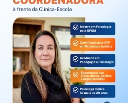 Clínica Escola do curso de Psicologia está sob nova coordenação
