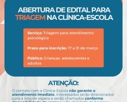 Clínica-Escola de Psicologia da FISMA abre inscrições para triagem de atendimentos psicológicos