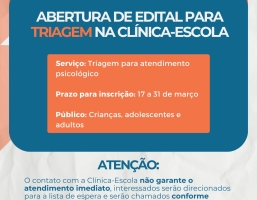 Clínica-Escola de Psicologia da FISMA abre inscrições para triagem de atendimentos psicológicos