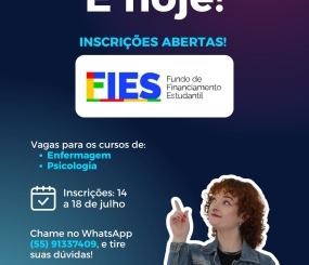 FIES está com inscrições abertas