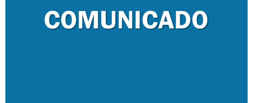 COMUNICADO OFICIAL À COMUNIDADE