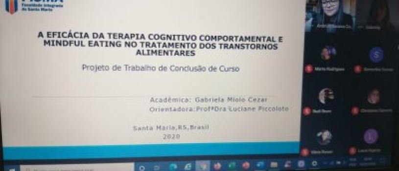 Apresentações on-line de trabalhos de conclusão de curso atraem convidados de diferentes partes do país