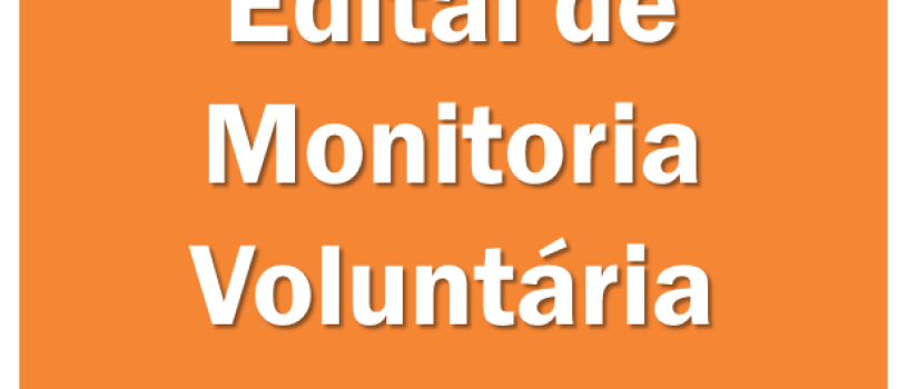 Curso de Psicologia lança edital de monitoria voluntária
