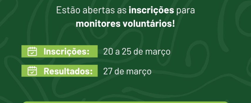 Curso de Enfermagem publica edital de monitoria