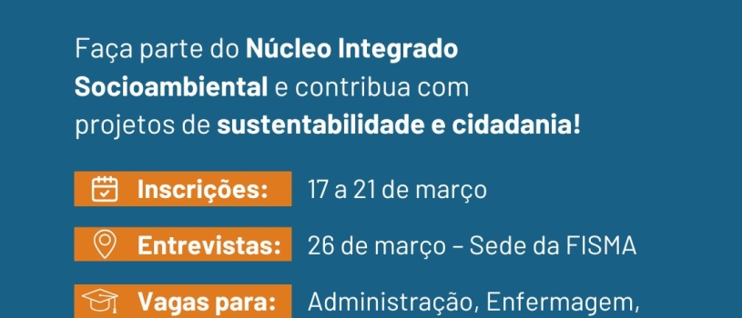 Inscrições abertas para monitoria voluntária do NISA