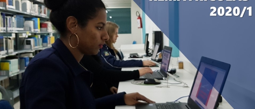 Rematrículas para o primeiro semestre de 2020 iniciam dia 06 de janeiro