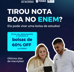 ÚLTIMOS DIAS PARA GARANTIR SUA VAGA NO VESTIBULAR FISMA!