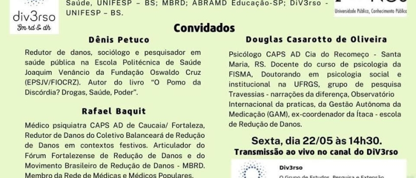 Professor do curso de Psicologia participa de curso on-line promovido pela Universidade Federal de São Paulo