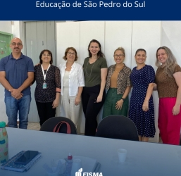 FISMA realiza visita a Secretaria de Educação de São Pedro do Sul