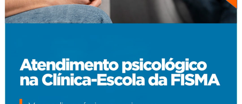 Últimos dias de inscrições na Clínica-Escola da FISMA