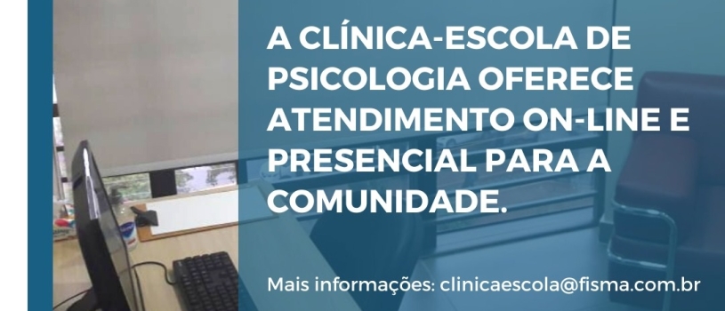 Clínica-Escola da FISMA está com vagas abertas para atendimento