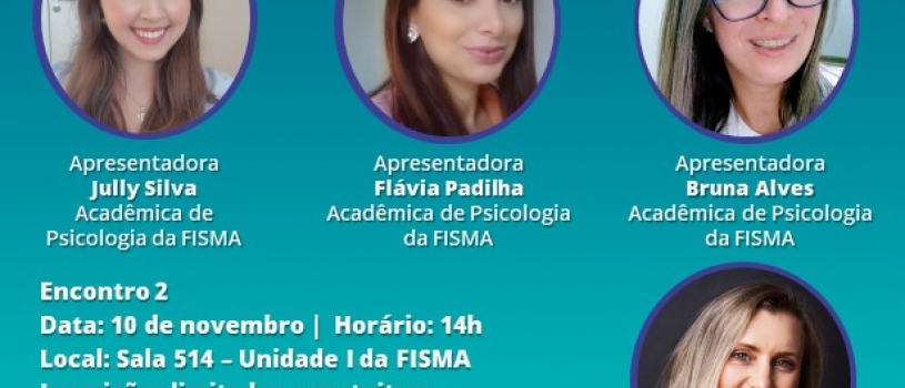 Inscrições abertas para o segundo encontro dos Seminários Clínicos da Clínica-Escola da FISMA