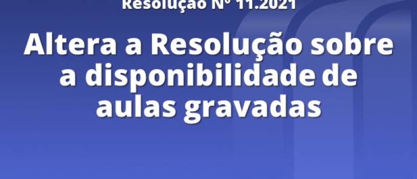 FISMA divulga alterações na disponibilidade de aulas gravadas