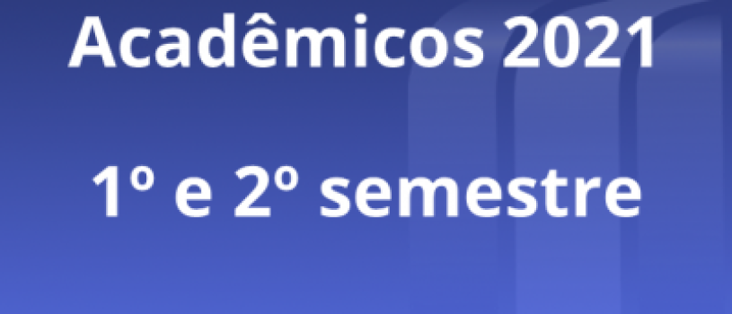 Direção acadêmica divulga calendários acadêmicos de 2021