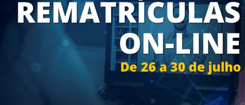 Rematrículas para o segundo semestre letivo iniciam dia 26 de julho