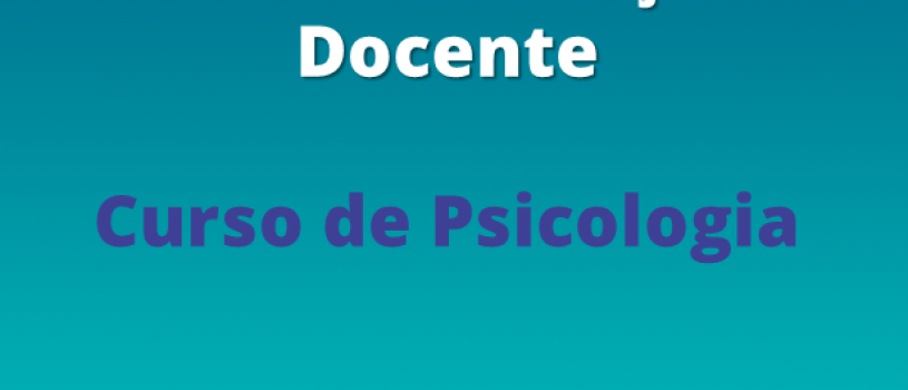 Curso de Psicologia abre seleção para docente